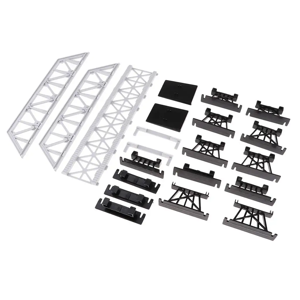 26,5 cm Brücke Modellbau Teile Layout HO Züge Eisenbahnen Zubehör DIY