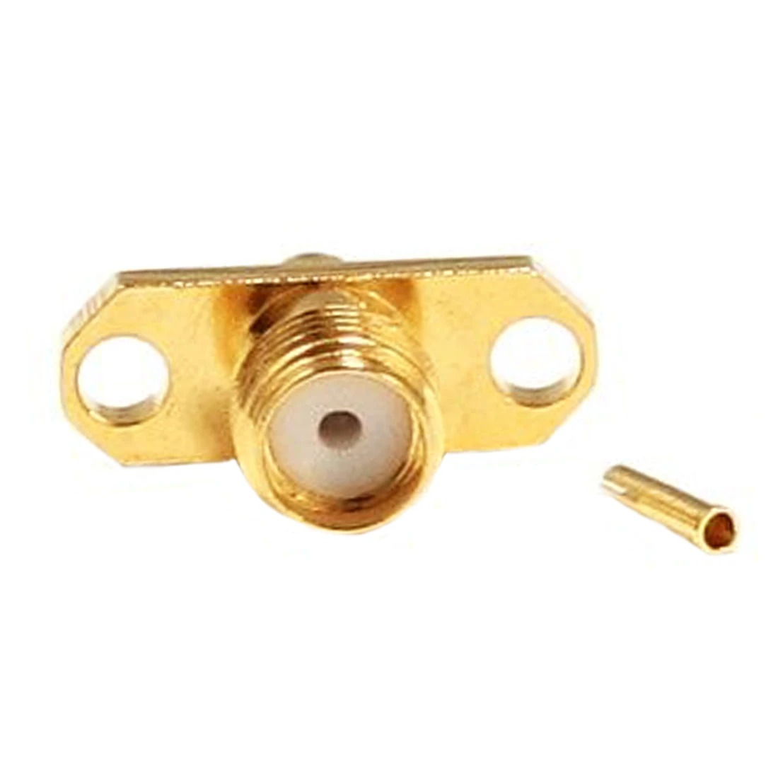 

1pc SMA Female Jack RF Coax Connector 2-Hole Panel Mount Straight Solder for RG405.086" Goldplated NEW Wholesale