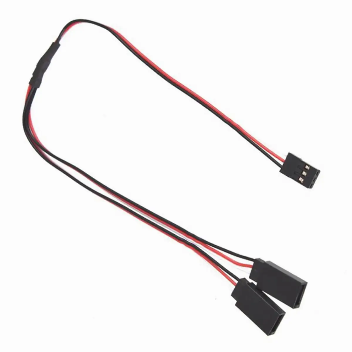 2x 300mm Servo RC Y Style Male to Female Extension Lead Cable JR Wire Cord New for RC Car Aircraft Boat Quadcopter Drone UAV