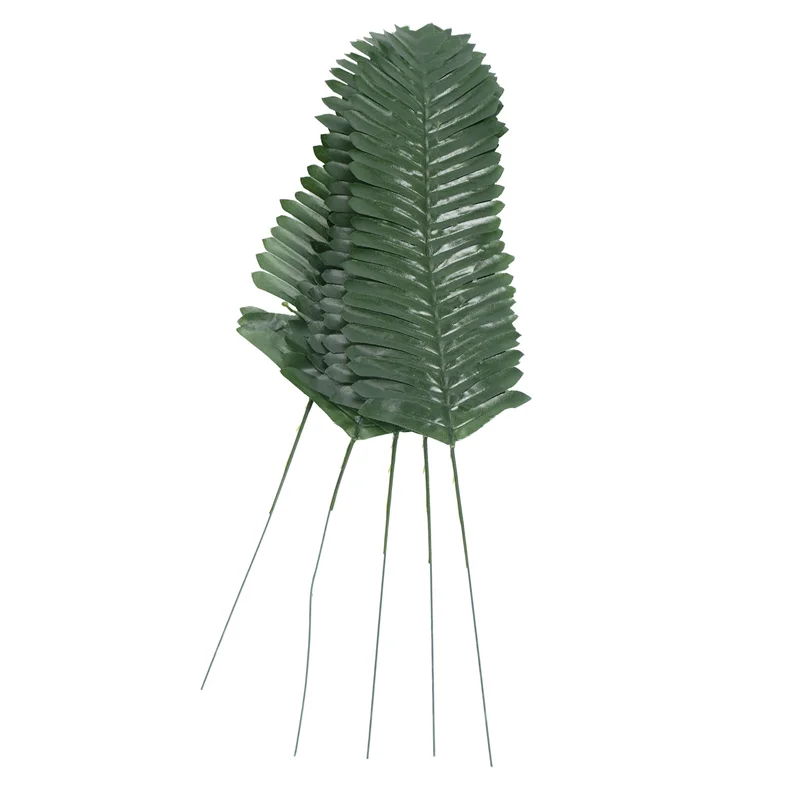 

ABPQ-272 Pieces 8 Kinds Tropical Party Decorations Jungle Monstera Leaves , Artificial Palm Leaves With Faux Stem