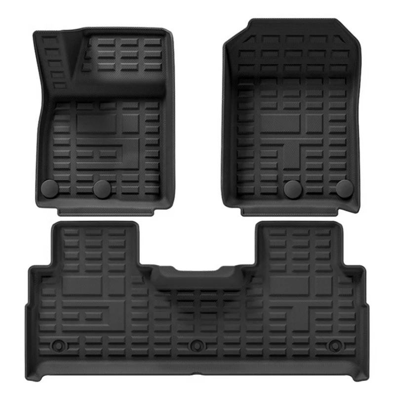 Car Double Floor Mat Fit for CHERY JETOUR Traveler 2023-2024 TPE Interior Modification Eco-friendly Waterproof Carpet Mat