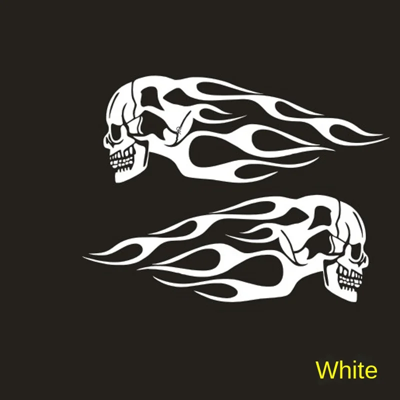 2 New Color Tiger Flame Totem Car Stickers, Car Stickers, Motorcycle Stickers, Easy To Install and Not Easy To Fall Off