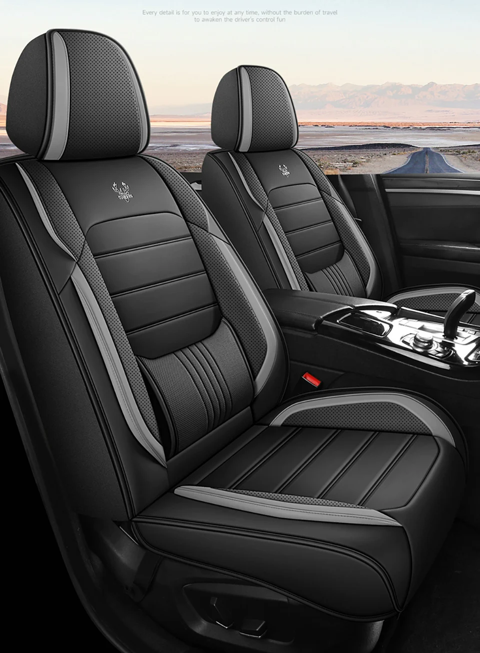 2025 PU-Leder LUXURY Autositzbezüge für Jeep Liberty KJ Jetta MK6 Ford Fusion Jeep Renegade Komplettset Innenausstattung – Detail 19