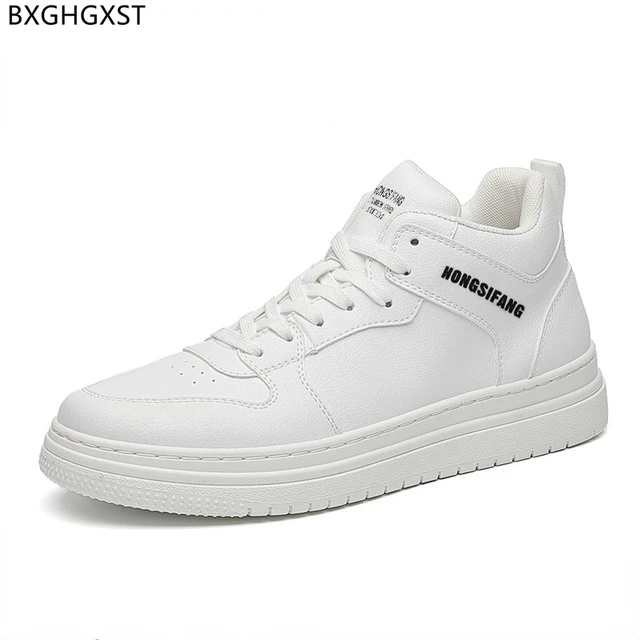 Casuales High Top Sneakers Men Casual Shoes for Men Leather Casual Shoes Fashion Shoes Men Werkschoenen Italiano AliExpress