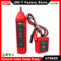 UNI-T UT682D Network Cable Tester Track Telephone Line Twisted-pair Professional Network Tracer Electric Wire LAN Line Finder