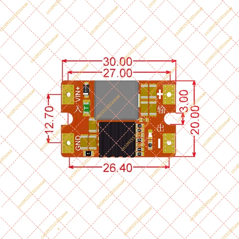 DC 6-27V to 3.3V 5V 9V 12V Mini Step Down Module 96% Efficiency 8A High Power Buck Converter DC-DC Voltage Regulator