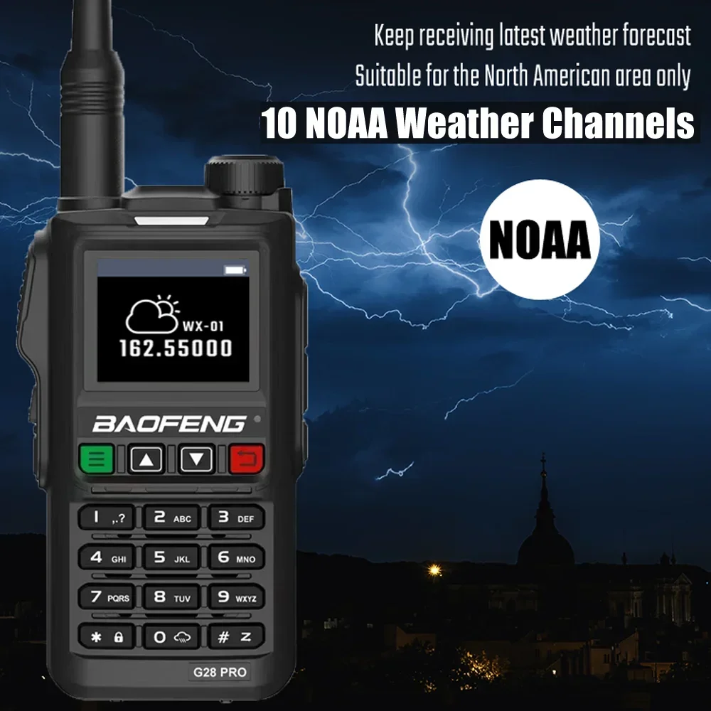 2025 Baofeng UV-G28 Pro 10 واط لاسلكي 4 نطاقات UHF VHF Type-C شاحن 999 CH اتجاهين أجهزة الراديو قوية UV18H UV18 جهاز الإرسال والاستقبال