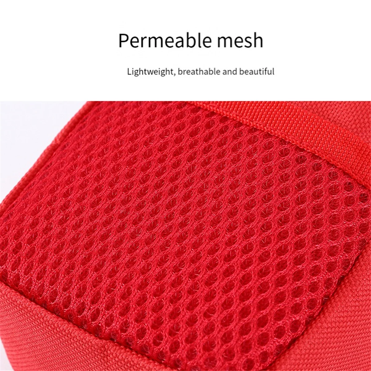 ホットペット犬子犬トレーニングスナック餌ペットバッグ服従トレーニングバッグ食品バッグスナック報酬 W-ウエストバッグレッド