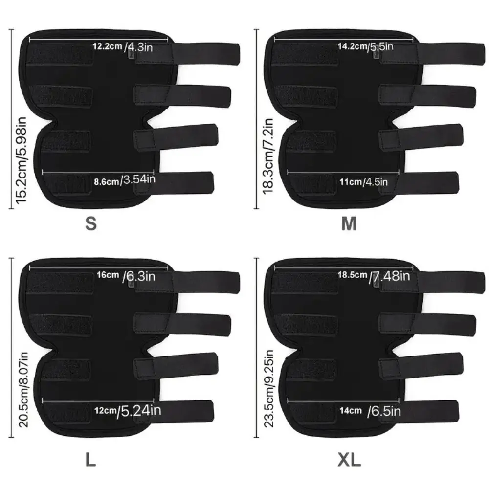 Black Dog Joint Bandages Wrap Breathable Doggy Supplies Dogs Recovery Orthodontic Band Adjustable Reusable