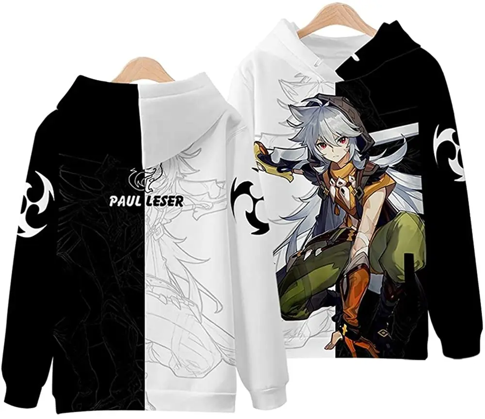 

2026 Genshin Impact Hoodie 3D Outwear Unisex Long Sleeve Hoodie For Adult Children Harajuku Streetwear Vintage Clothes Plus Size
