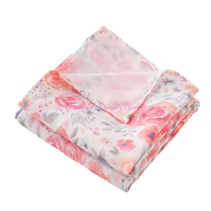85AE пеленальное одеяло для новорожденных, маленькие одеяла, подарок для младенцев, мягкие и удобные накидки для малышей, чехол