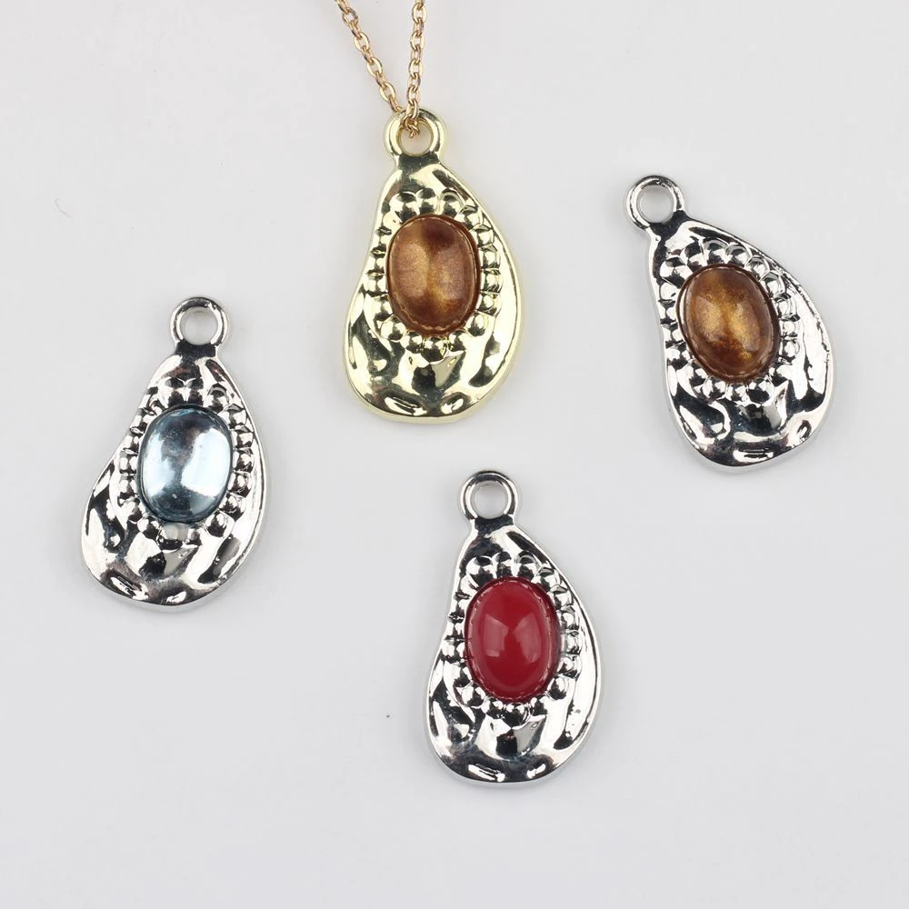 

10pcs Fashion Cute Water Drop Shape Charms Pendant Earring Necklace Bracelet Jewelry Making Accessories DIY Handmade Ornaments