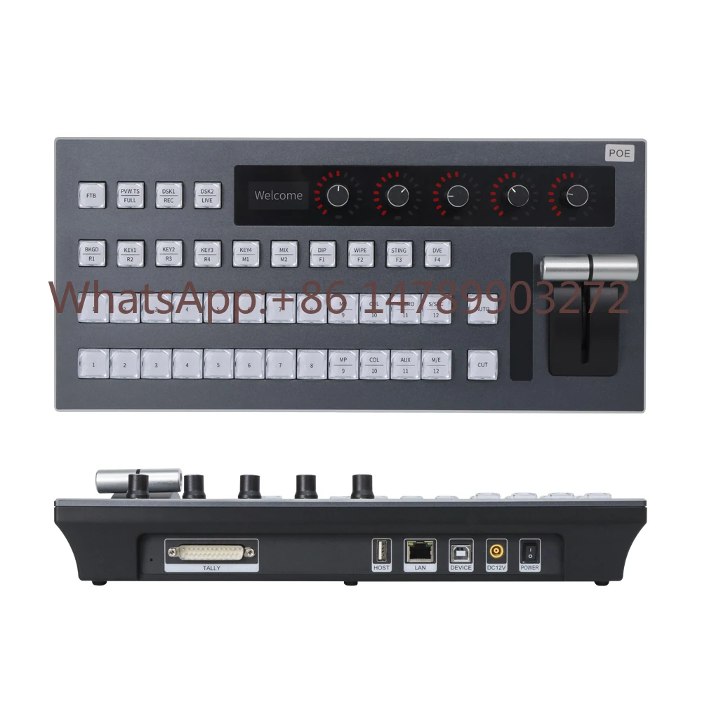 OEM ODM Switchboard Control Panel KD50X Video Mixer Switcher ATEM Switcher Keyboard Audio and Video Live Broadcasting System