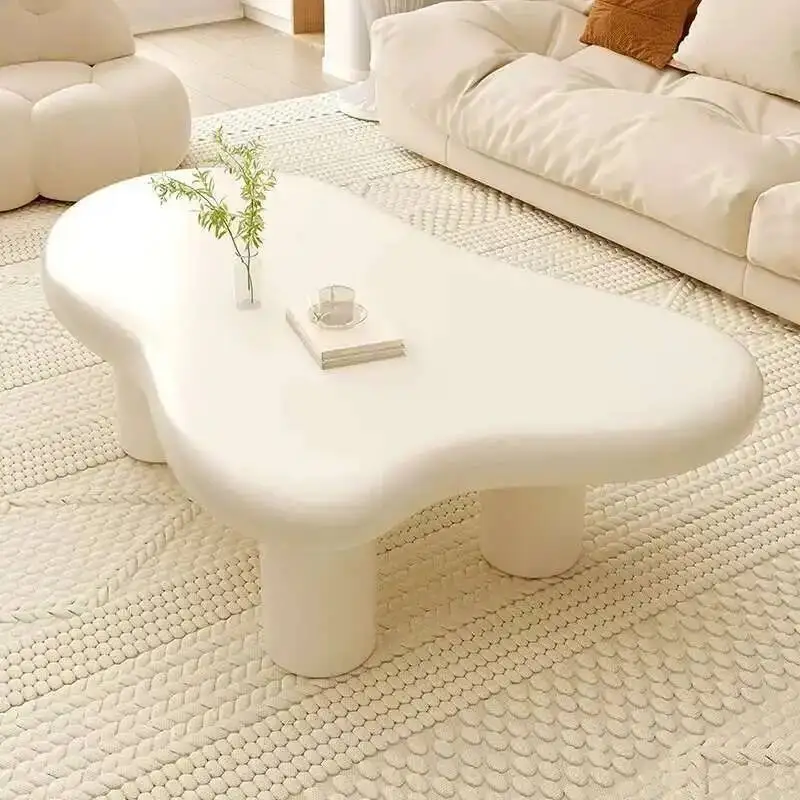 

Coffee Cream Table Simple Modern Clouds Tea Tea Table House Lonely Wind Nordic Home Living Room Small Apartment Shaped Furniture