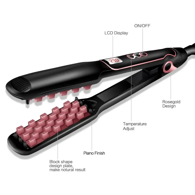 New Hair Iron Corn Curly Styling Wave Curling Iron Crimping Hair Irons Crimper Tools Volumizing Hair Curler Corrugation