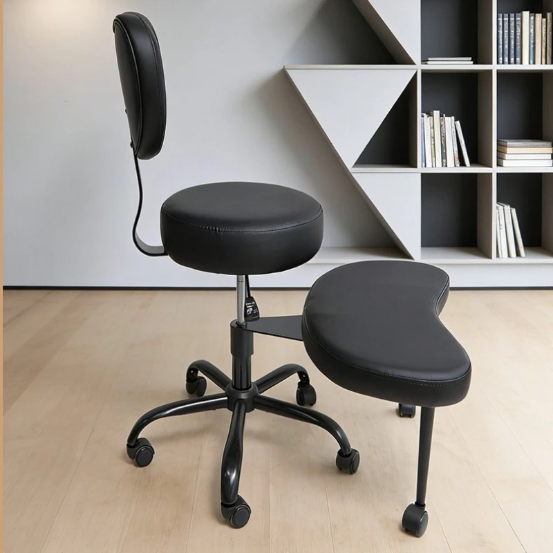 

Adjustable Height Lumbar Support Yoga Kneeling Chair Cross Legged Office Meditation Chair with Wheels Outdoor Camping Chair