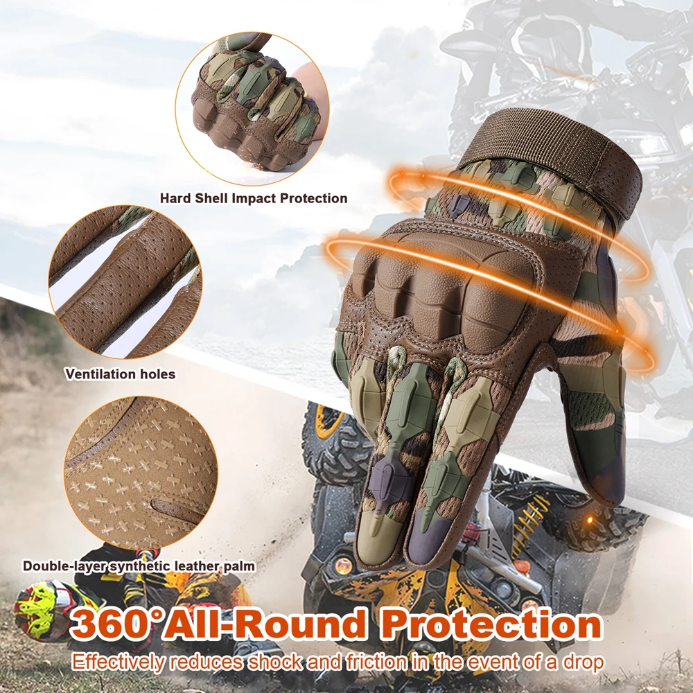 Touchscreen Jagd Handschuhe Hard Shell Outdoor Sport Paintball Motorrad Wandern Camping Taktische Radfahren Schutz Ausrüstung – Detail 6