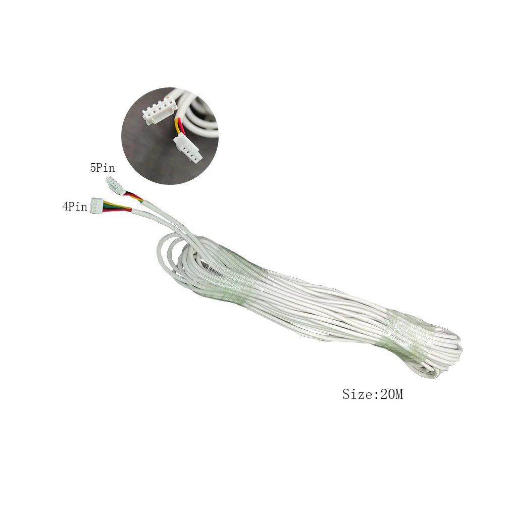 4P 5P 4 Core Draht Kabel für Video intercom Video Tür Telefon Türklingel Kabel 20m AVVR