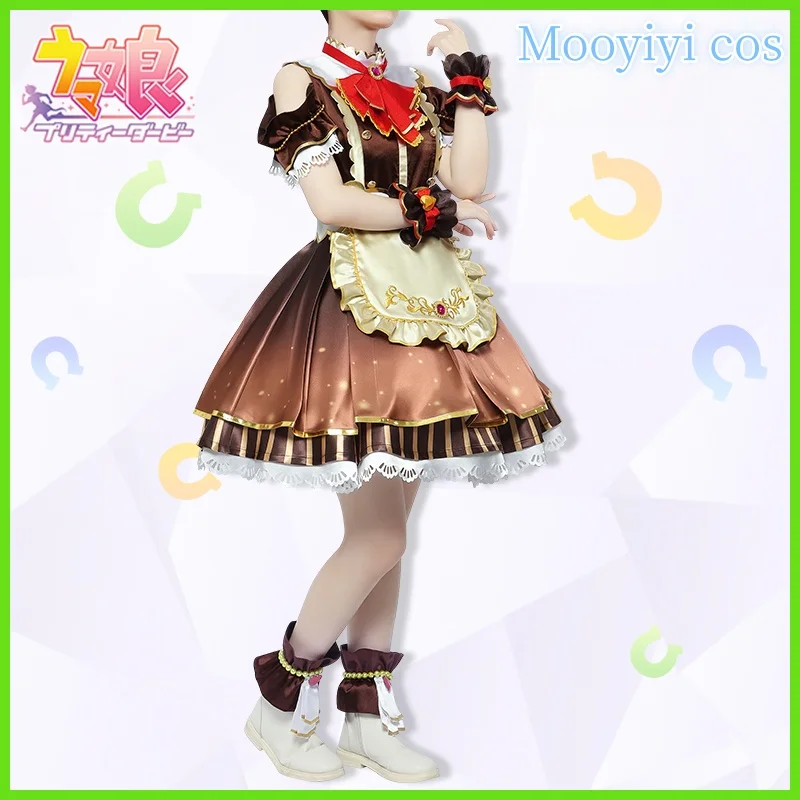 لعبة جميلة ديربي أوغوري قبعة تأثيري حلي هالوين عيد الميلاد لعب الأدوار حفلة كوميدية ميهونو بوربون امرأة حجم S-XXL لوليتا