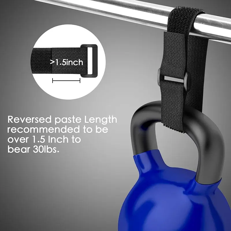 2/5M Hook and Loop Straps with Buckles 16-38mm Adjustable Fastening Cable Straps for Cable Tidy  Wire Management Cord Organiser