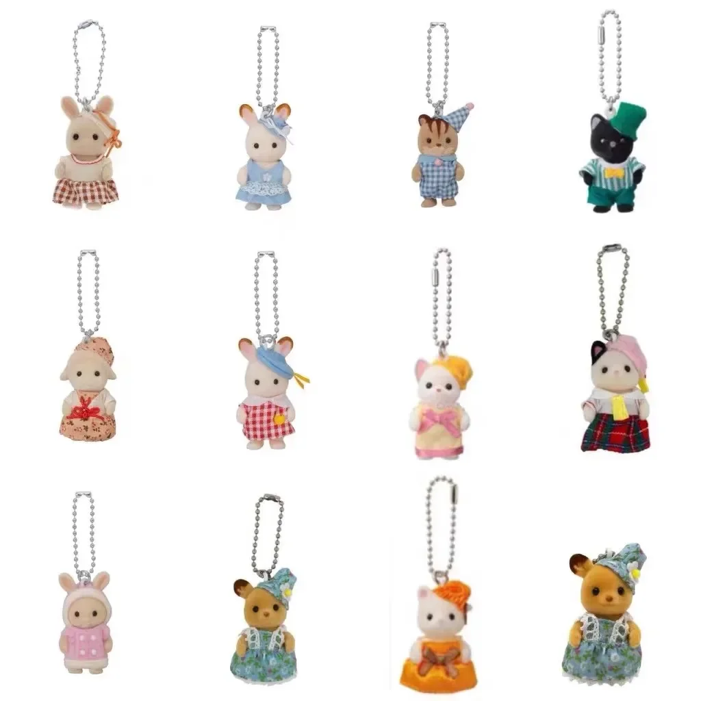

Sylvanian Families Toy Girl Toys for Kids Cute Ternurines Figures Calico Critters Anime Baby Keychain Silvania Familiy Gift Sets