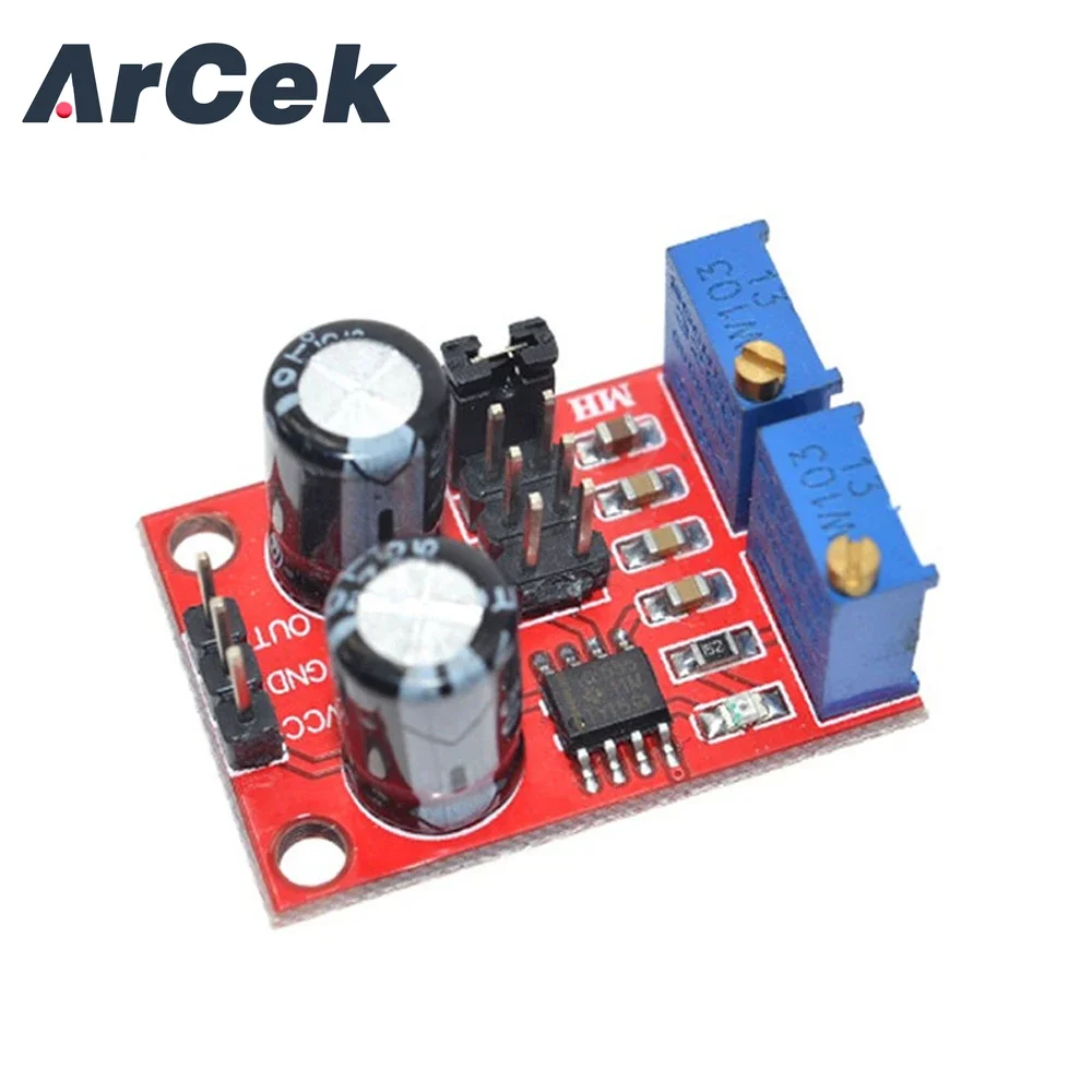 1PCS NE555 Pulse Frequency, Duty Cycle Adjustable Module,square/rectangular Wave Signal Generator,stepping Motor Driver