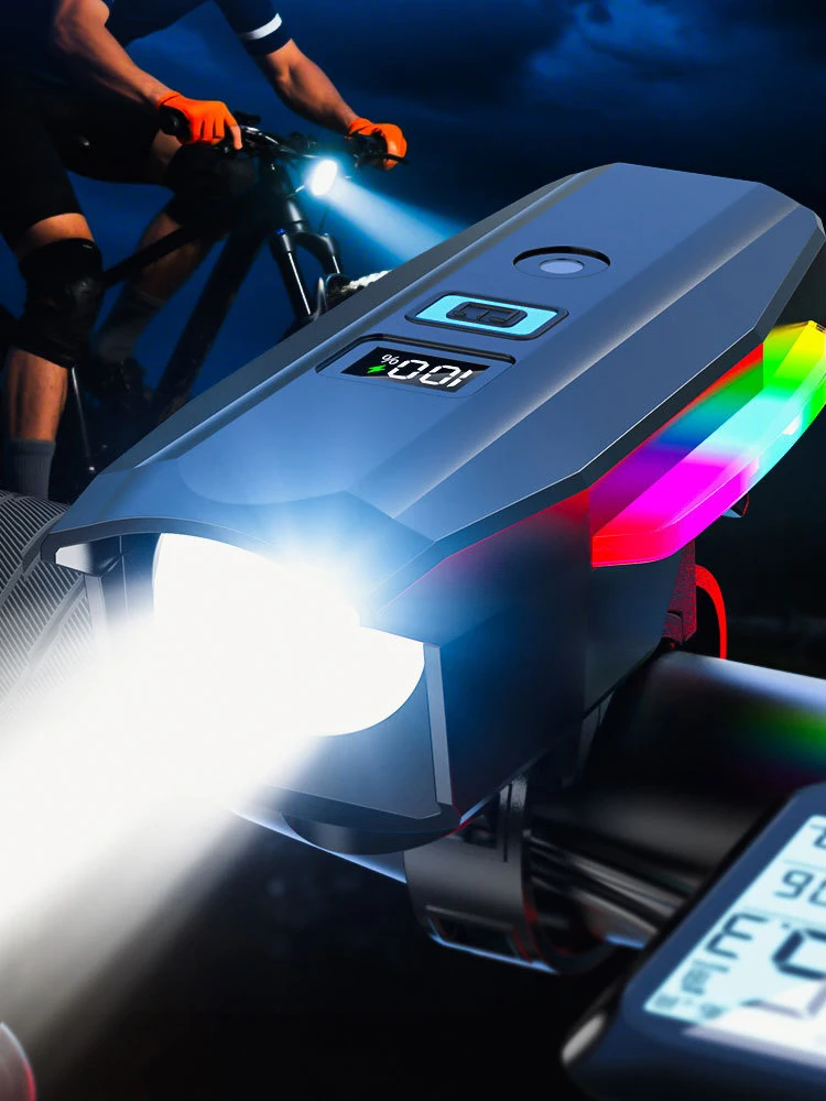 AliExpress BUCKLOS Light Sensation Bike Light LED Bicycle Headlight Super Bright Bicycle Front Light Type-C Rechargeable Road Mountain Bike Lamp