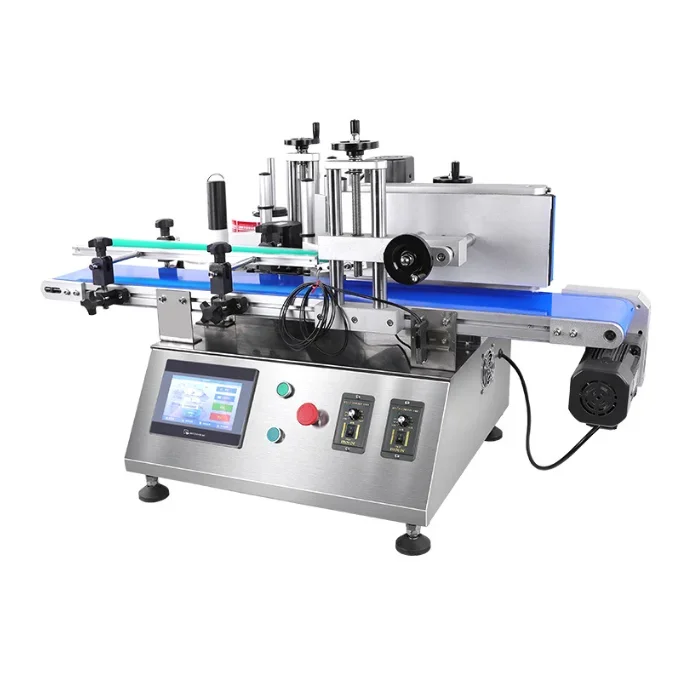 for Automatic labelling machine intelligent round bottles cans round cylinders manual self-adhesive play the price label machine