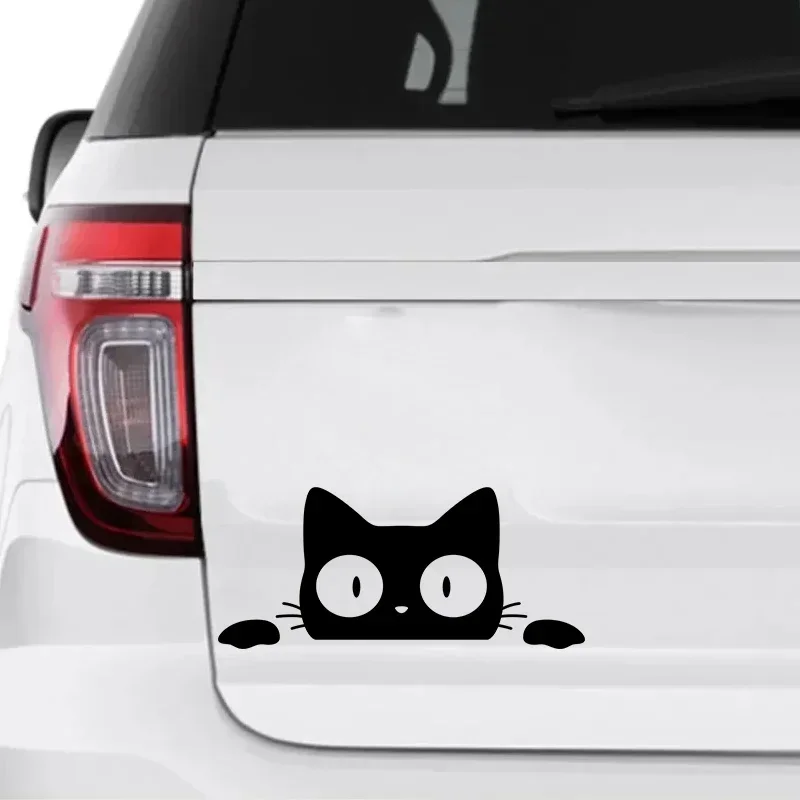 Cat seeking car styling, self-adhesive stickers on car windows, body, trunk, bumper fun beauty, scratch coverage