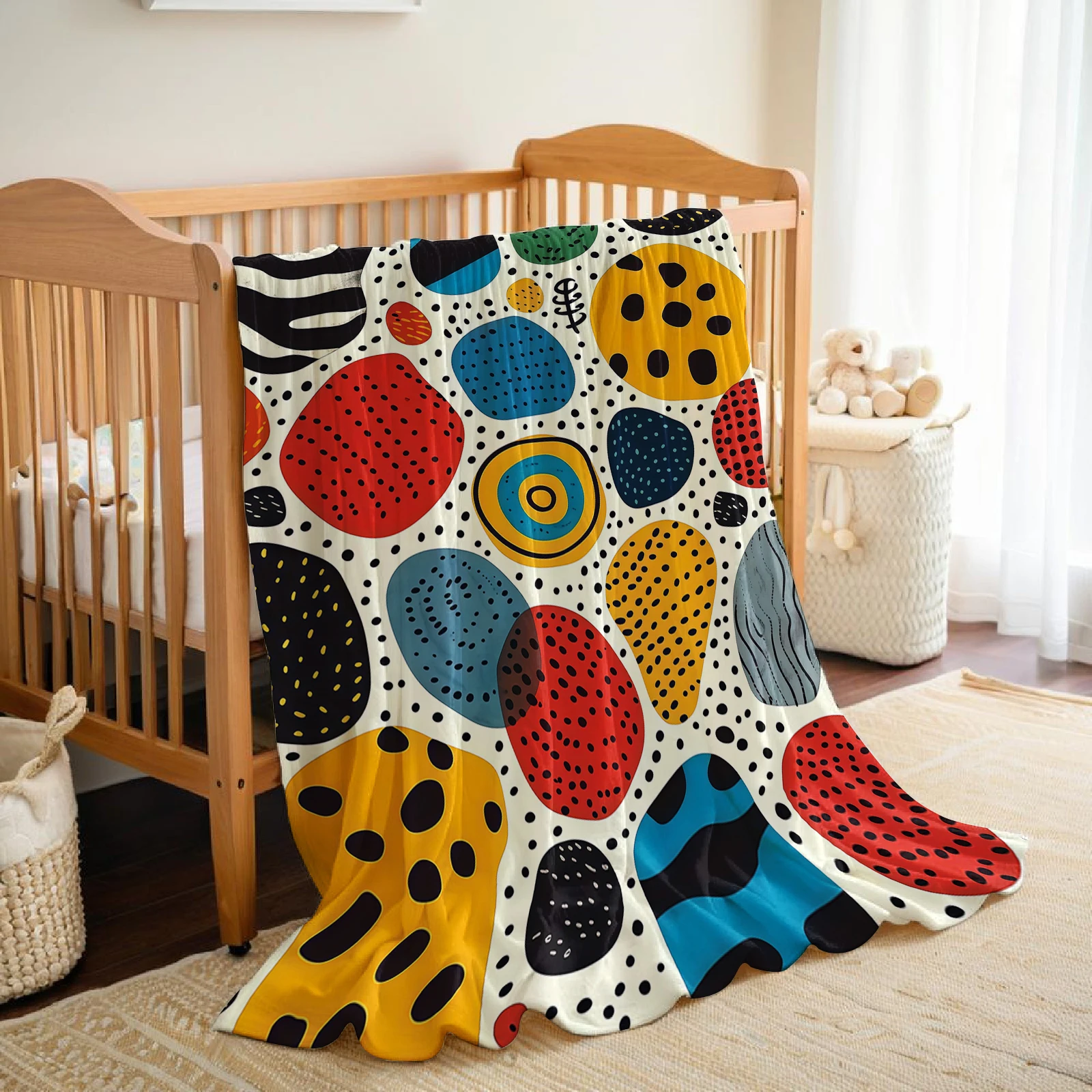 Doodle Spot Lightweight Microf - Christmas Throw Blanket ulasan dan harga