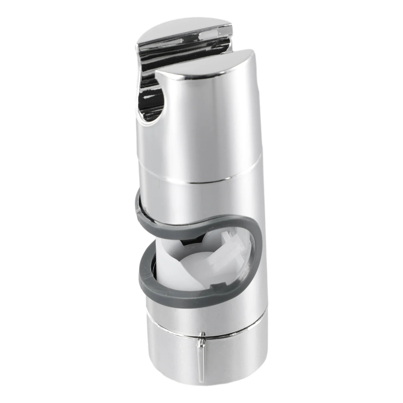 Adjustable Shower Mount with Brass Swivel Ball and ABS Housing for Smooth 360 Degree Rotation and Secure Handheld Shower Hold