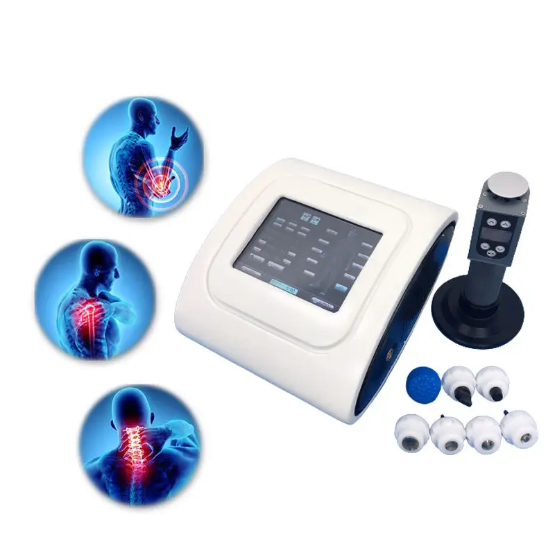 

Good stufPhysiotherapy Shock Waves Equipment Massager Muscle Stimulator Electric Shockwave Therapy Machine Body Back Pain Relief