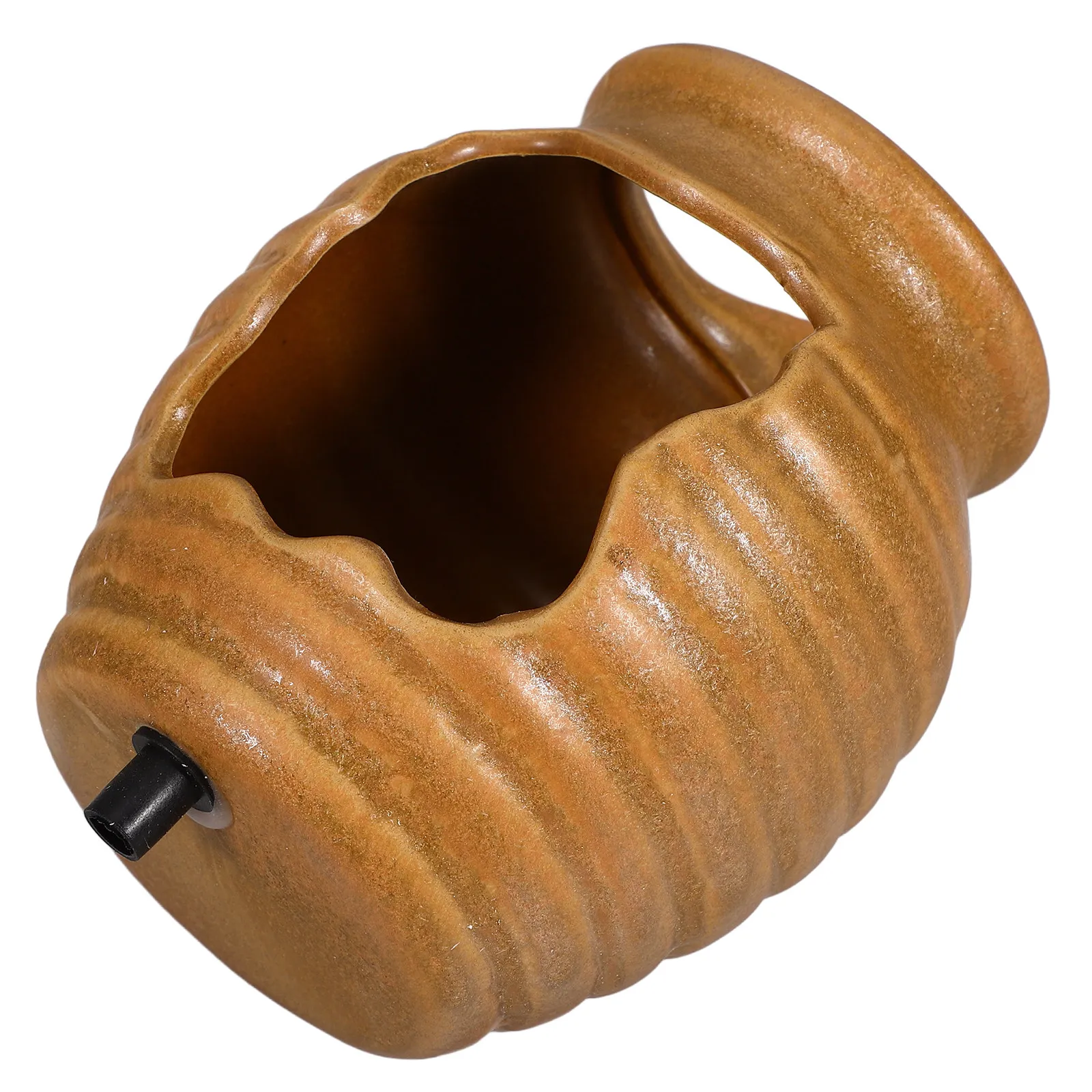 

Ecological Ceramic Fountain Jar Decorative Water Circulating Fountain Jar Outdoor Hydroponic Vase Garden Decor