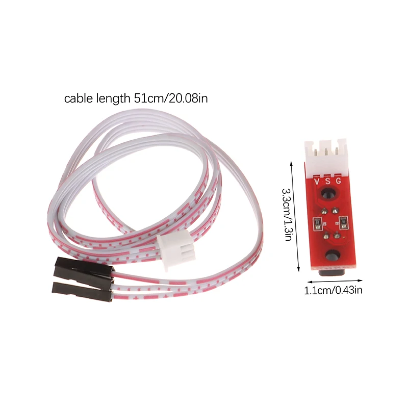 Optical Endstop Sensor Optoelectronic Limit Switch Module W/Cable Optical End Stop Switch For 3D Printer Accessories RAMPS 1.4