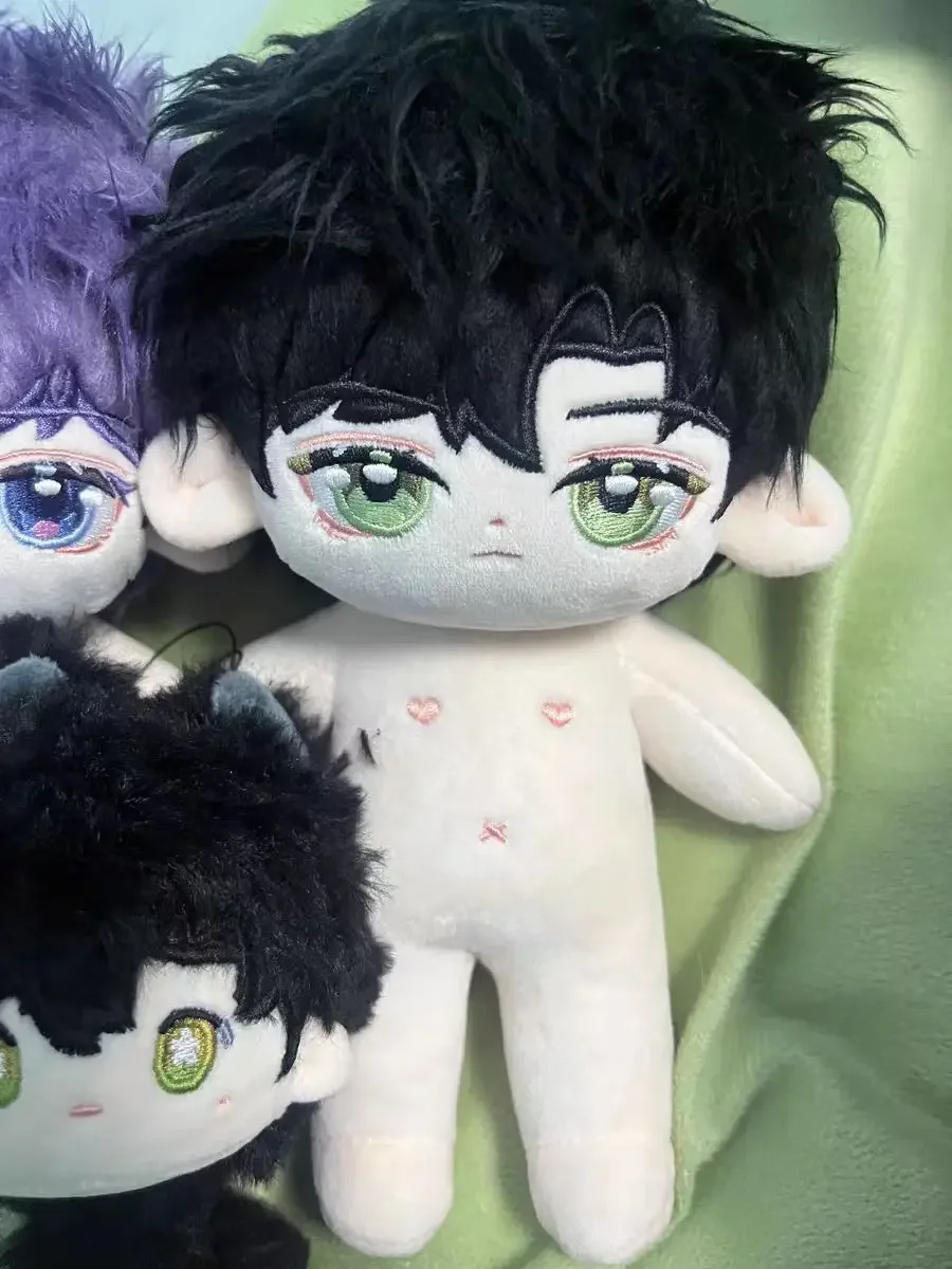 Anime Love and Deepspace Zayne Cosplay Fluffy 20cm Cotton Maumet Cartoon Puppet Naked Baby Costume Accessories Xmas Gift