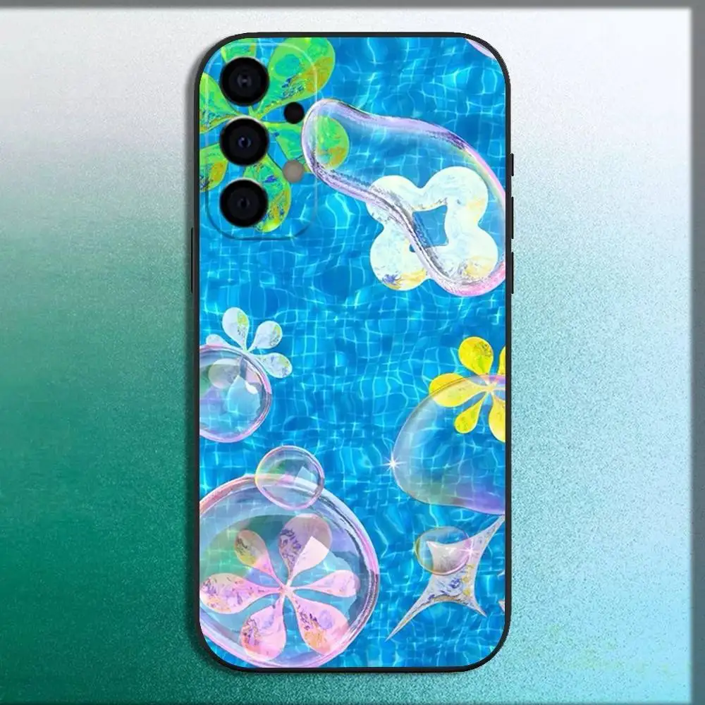Funda de teléfono Art Frutiger Aeros para Samsung Galaxy A73,72,71,A52,51,40,41,A22,A32,31,A13,12,Note20 carcasa negra suave