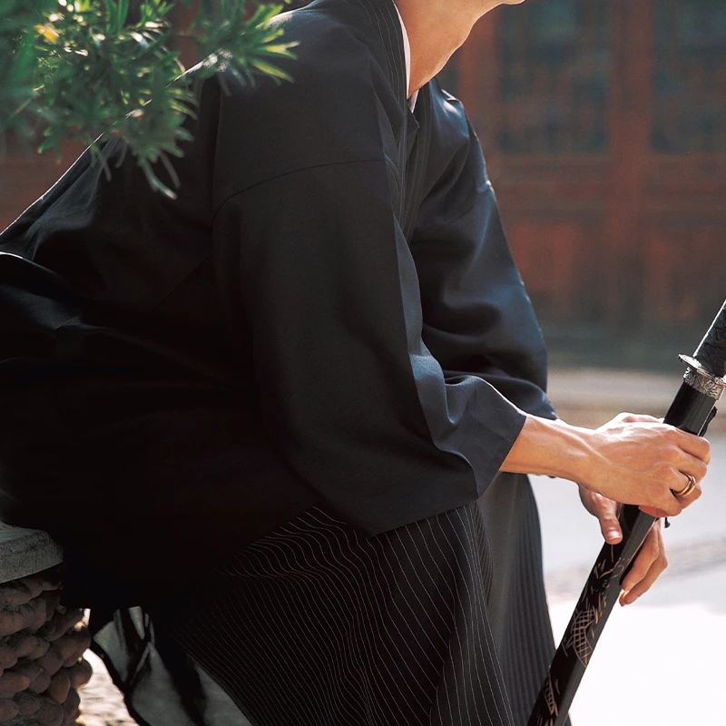 Haori Samouraï Traditionnel Homme – Kimono – photo 5