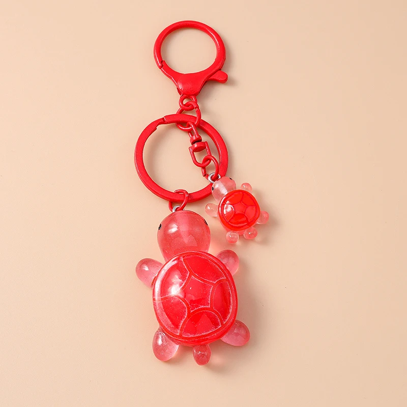 Niedlicher Kunstharz-Schildkröten-Schlüsselanhänger, Cartoon-Tier-Schlüsselanhänger, Anhänger für Frauen und Mädchen, Handtasche, Dekor, DIY, Kinderschmuck, Geschenk – Detail 15