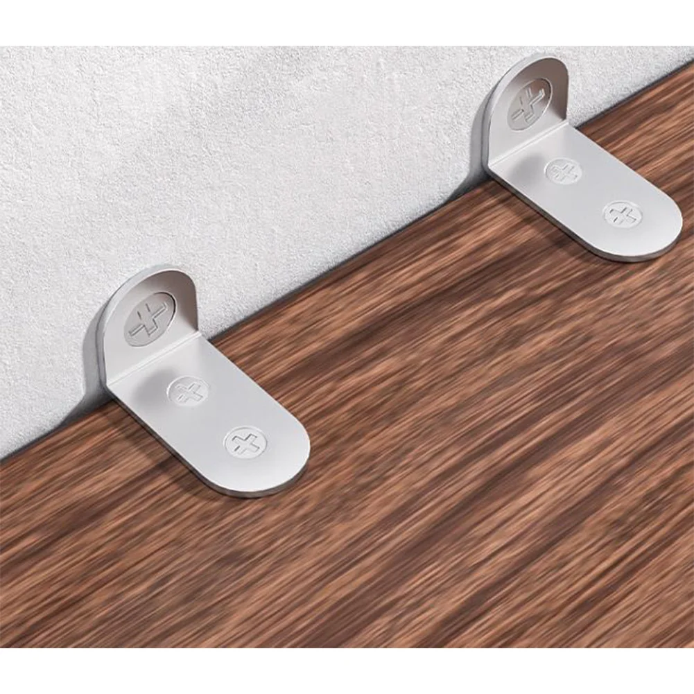 6Set Furniture Anti-Tipping Connectors With Steel Cable And Brackets For Cabinets Shelves TV Stands Home Hardware