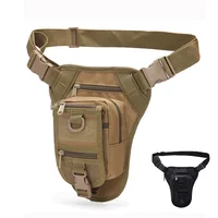 Riñonera con cinturón para hombre, bolsa de nailon para motociclista, viaje, escalada, ctics, pantalones cortos al aire libre, pistola, bolsa de cadera