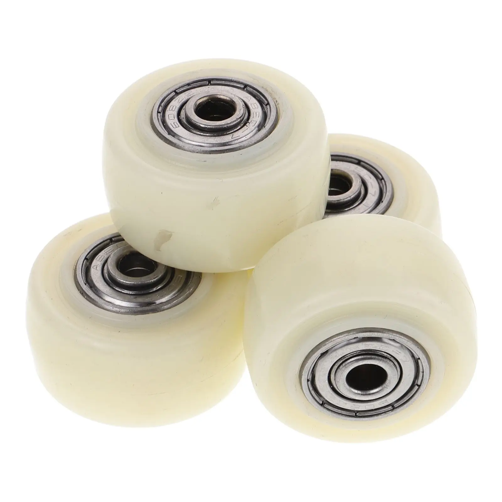 

4pcs Heavy Duty Caster Wheels for Cart Swivel Brake Mini Pulley Suitable Furniture Dolly Garbage Can Shopping Cart Hardware