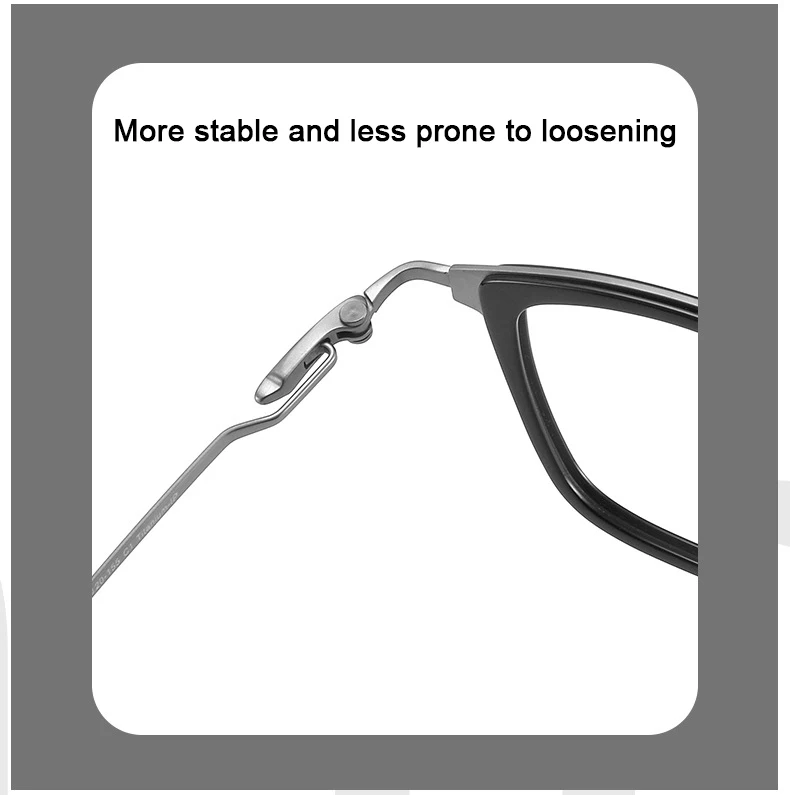 Luxury Brand Replica Acetate & Pure Titanium Glasses Large Size 155mm Big Face Ultra-light Eyeglass Unisex Ox Horn Grain Frame