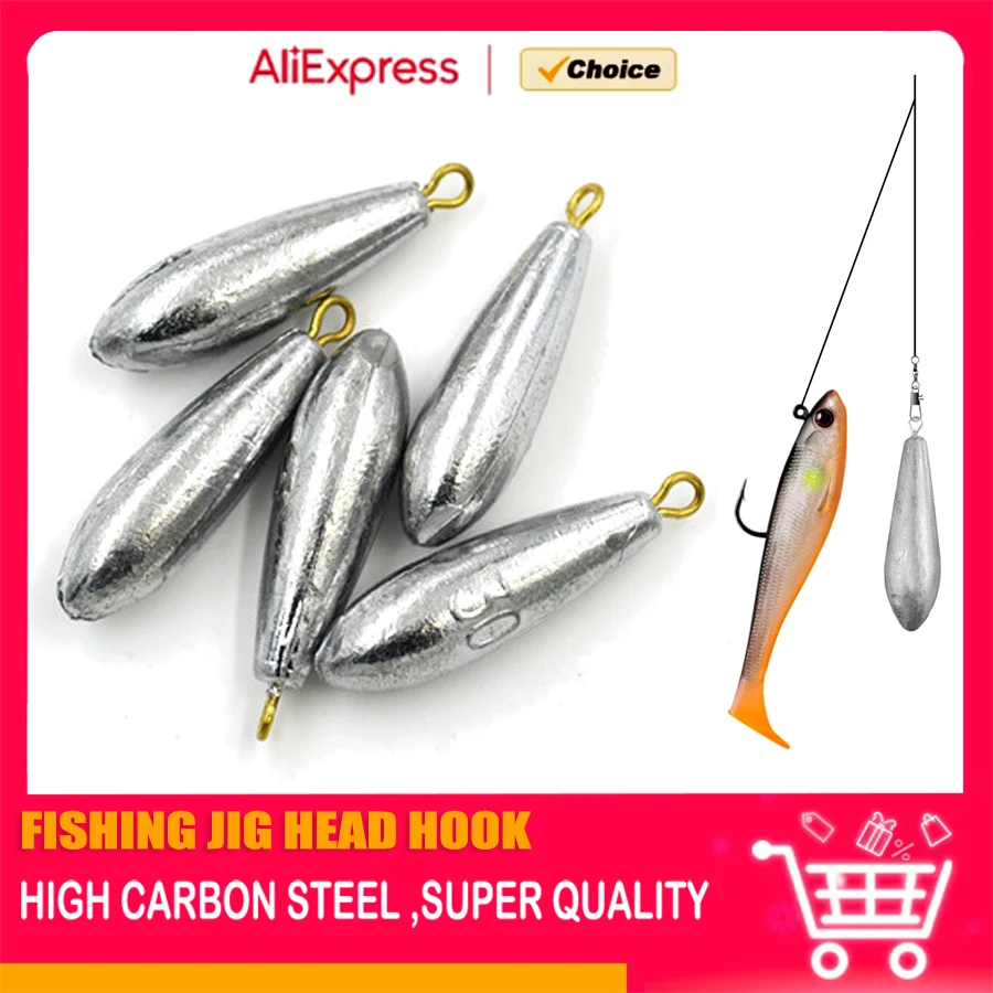 Mrlurion Fishing Deep Weight Sinker 10g 20g 40g 60g 70g 80g 100g Tube Bullet Plumb Anhänger Metall Jig Sea Tackle Kit Pesca Tool