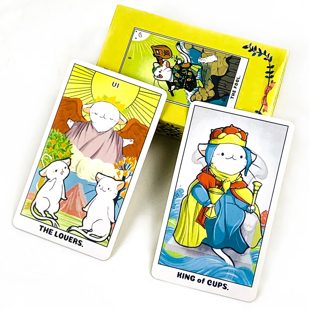 Nouvelles cartes de Tarot, jeux de cartes de divertissement et de loisirs, illustrations mystiques, durables et portables, parfaits pour la orientation spirituelle