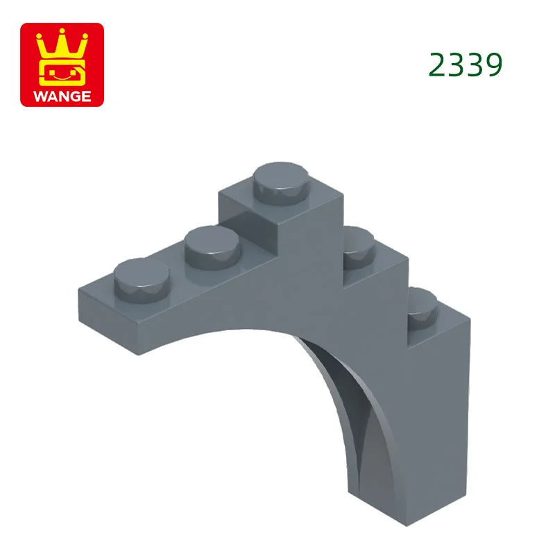 Wange 2339 100g/43 stuks Boog 1 X 5 X4-Continu Boog Bulk Kleine Bouwstenen Assemblage Compatibele DIY Speelgoed Onderdelen Cadeaubox
