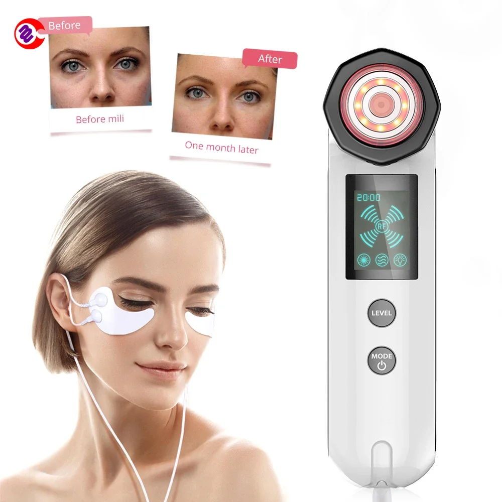 radio frequency facial lifting RF Face Lifting Skin Rejuvenation LED Photon Soft Eye Patch LED Anti Wrinkle Beauty Machine