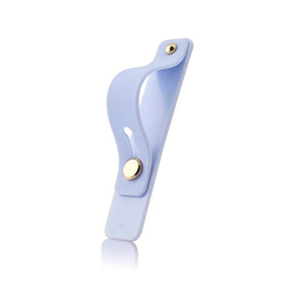 Polbandje, handband, vingergreep, mobiele telefoonhouder, standaard, push-pull, universele effenkleurige telefoonhouder voor iPhone en Xiaomi