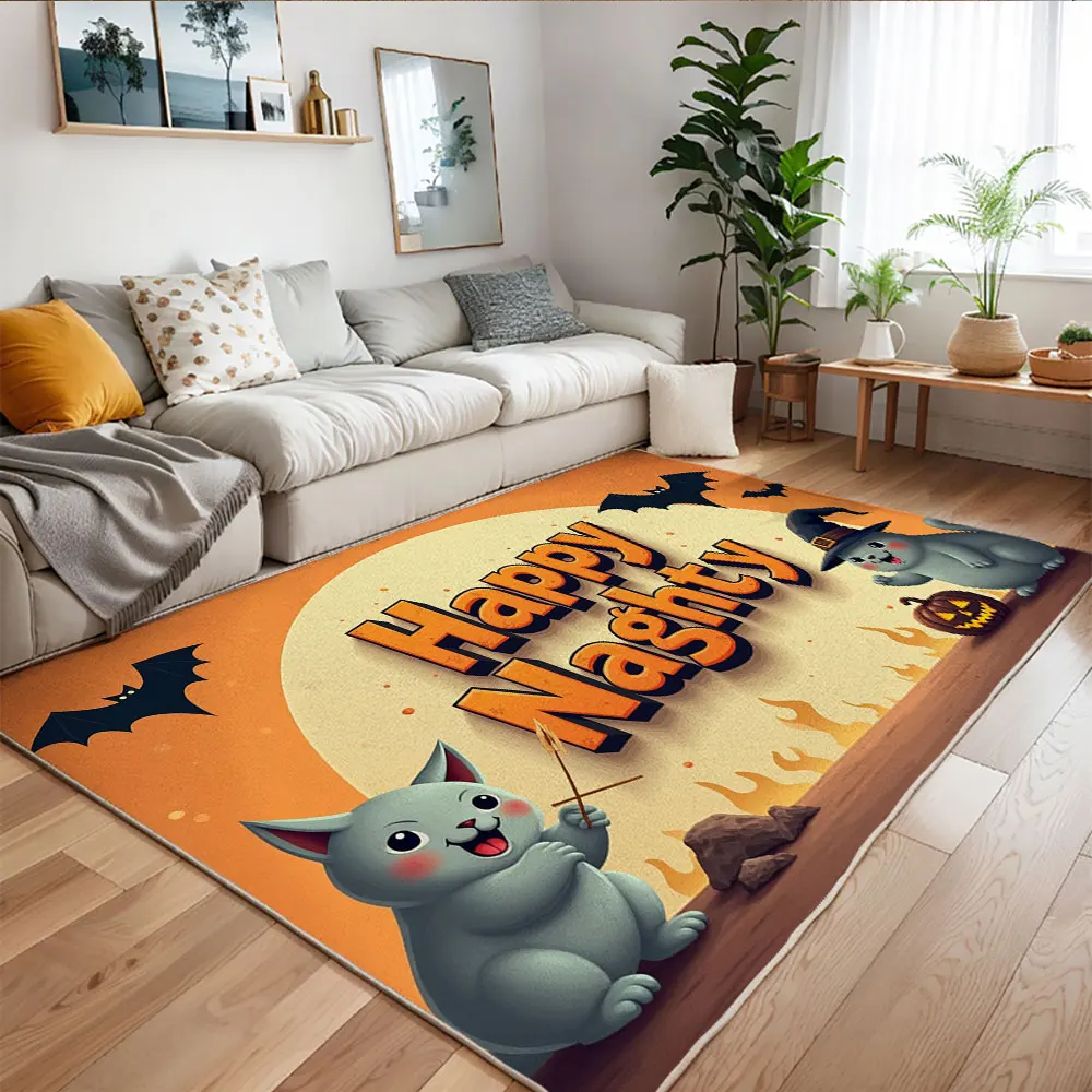 

Artistic Cartoon Area Rug Living Room Bedroom Mat Home Decoration Carpet Unique Style Durable Soft Floor Cover