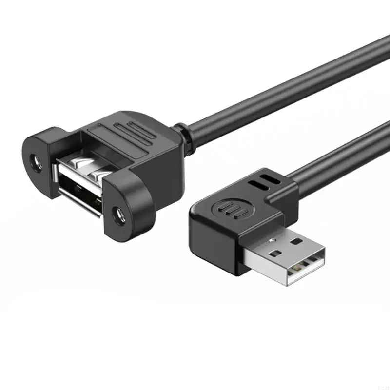 U2JE ความยาวหลาย USB 2.0 Extender พร้อมสกรูยึดตัวเชื่อมต่อชายหญิงสายสนับสนุนการถ่ายโอนข้อมูล