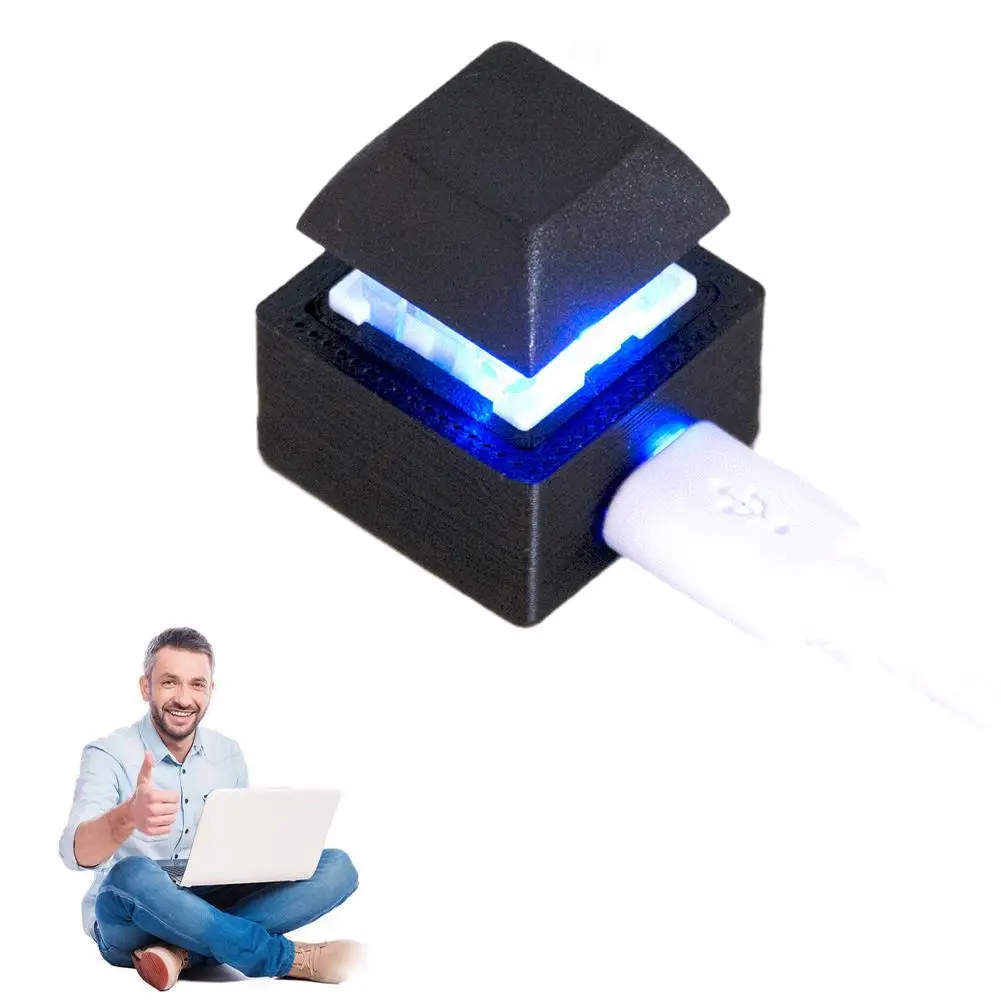 Teclado de atalho de uma tecla usb personalizado programável macro teclado mecânico chave quente mouse um botão chave mini teclado